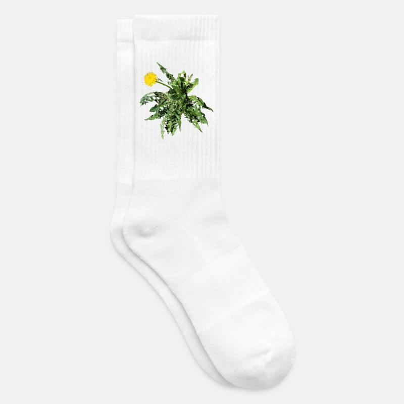 Löwenzahn - Tennissocken - Weiß
