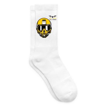 Drohnenpilot 3 - Tennissocken - Weiß - Rechts