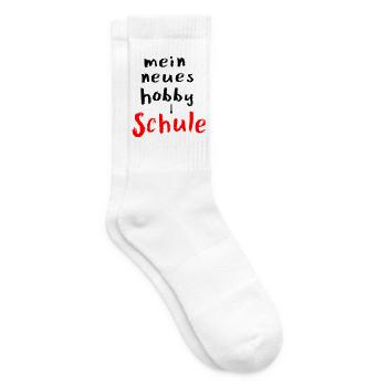 Passe-temps de la rentrée scolaire - Chaussettes de tennis - blanc - Droite