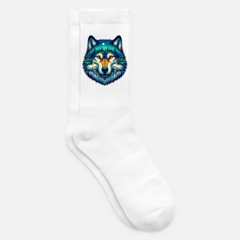 Wolf - Tennissocken - Weiß