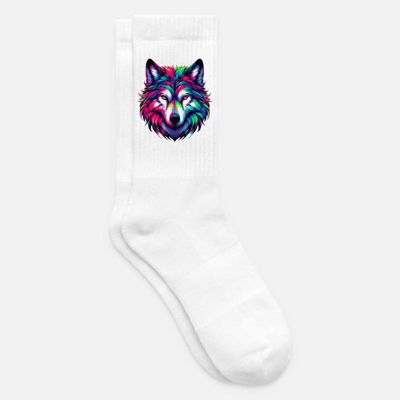 Wolf - Tennissocken - Weiß