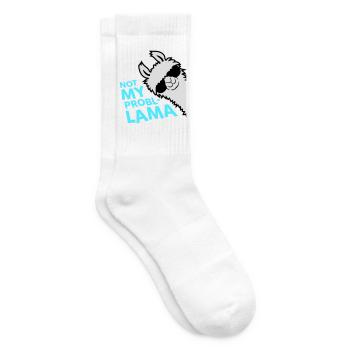 Lama Not My Problama Cool Side Lunettes de soleil - Chaussettes de tennis - blanc - Droite