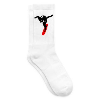 Surfer sur le ciel - Chaussettes de tennis - blanc - Droite
