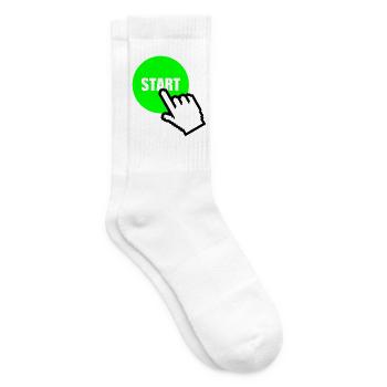 Start - Tennis socks - white - Right