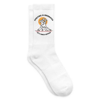 Tango Argentino Passion Gift - Tennis socks - white - Right
