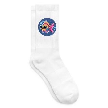 Fish Bright Sunglasses - Tennissocken - Weiß - Rechts