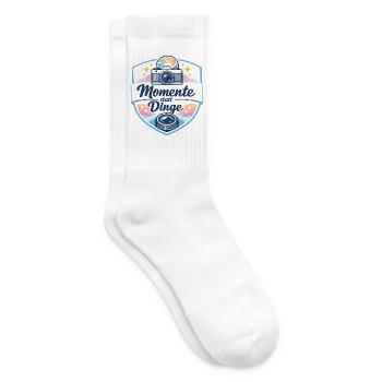 Momente statt Dinge Shirt - Tennissocken - Weiß - Rechts