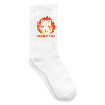 Voller unmittelbarer Wut - Tennissocken - Weiß - Rechts