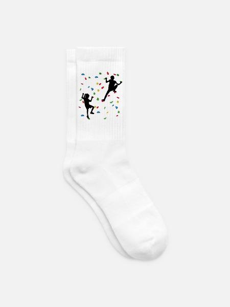 Climbing Wall Kids – Junge Kletterer - Tennissocken - Weiß