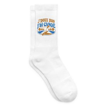 J’peux pas j’ai Canoë - Chaussettes de tennis - blanc - Droite