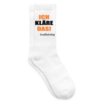 Umwelttechnologe Abwasser - Tennissocken - Weiß - Rechts