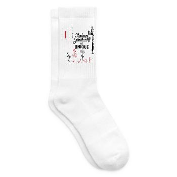 Croyez en vous - Chaussettes de tennis - blanc - Droite