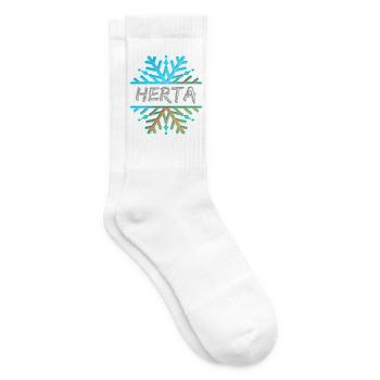 First name Herta - Tennis socks - white - Right