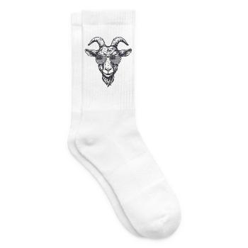 Ziegen USA - Tennissocken - Weiß - Rechts