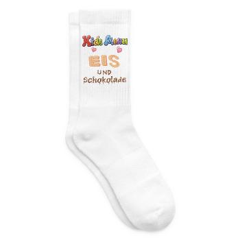 Kids Menu Eis und Schokolade - Tennissocken - Weiß - Rechts