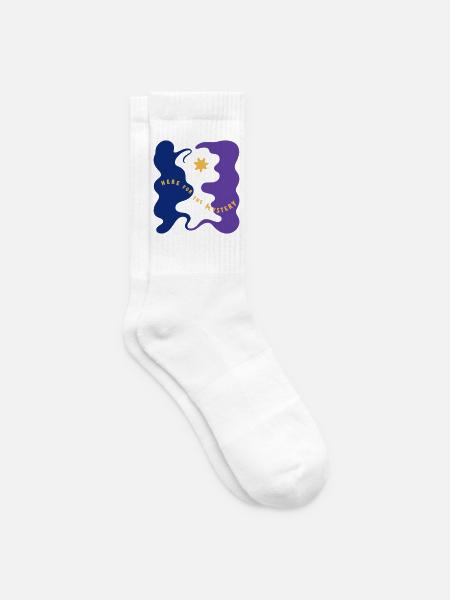 Here for the Mystery - Tennissocken - Weiß