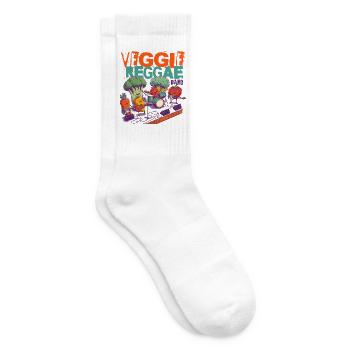 VEGGIE REGGAE BAND - Tennissocken - Weiß - Rechts