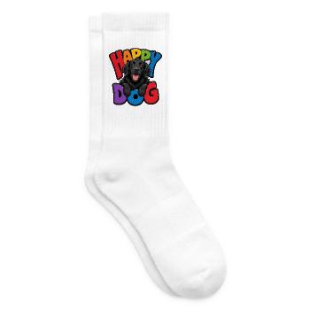 Glatthaariger Retriever - Tennissocken - Weiß - Rechts