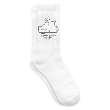 Training lädt Akku - Tennissocken - Weiß - Rechts