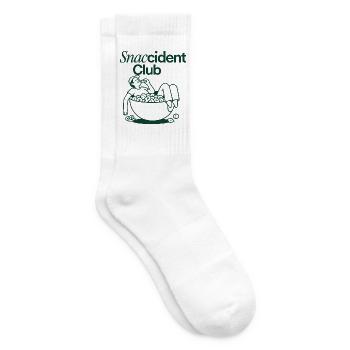 Snaccident Club – Lustiger Snack-Unfall - Tennissocken - Weiß - Rechts