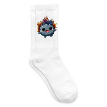 Kuschelkristall  - Tennissocken - Weiß - Rechts