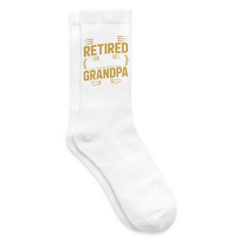 Ich bin nicht im Ruhestand, ich bin ein professioneller Opa. - Tennissocken - Weiß - Rechts