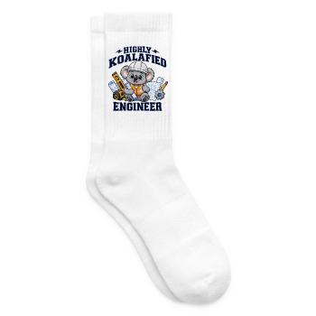 Ingenieur, Ingenieur, Daten, Bau- und Maschinenbau, Vater, - Tennissocken - Weiß - Rechts
