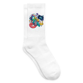 FEHLER 404: NORMALITÄT NICHT GEFUNDEN - Tennissocken - Weiß - Rechts