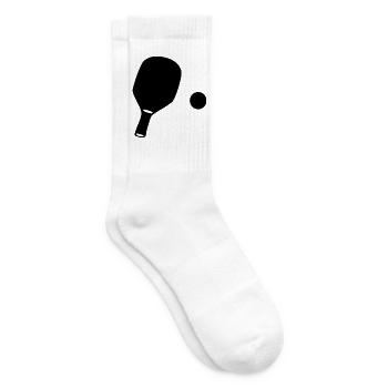 Tischtennis Spieler Geschenk - Tennissocken - Weiß - Rechts