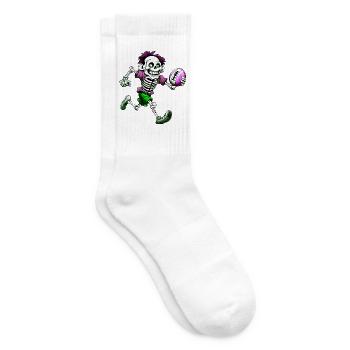 Skelett Rugby - Tennissocken - Weiß - Rechts
