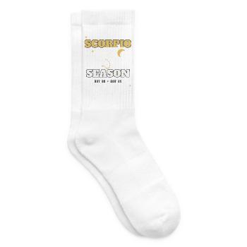 Skorpion-Jahreszeit-Sternbild - Tennissocken - Weiß - Rechts