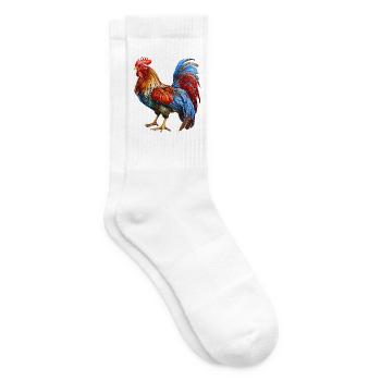 Hahn - Tennissocken - Weiß - Rechts