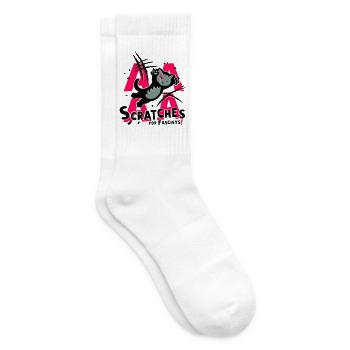 Kratzer gegen Rassismus - Tennissocken - Weiß - Rechts