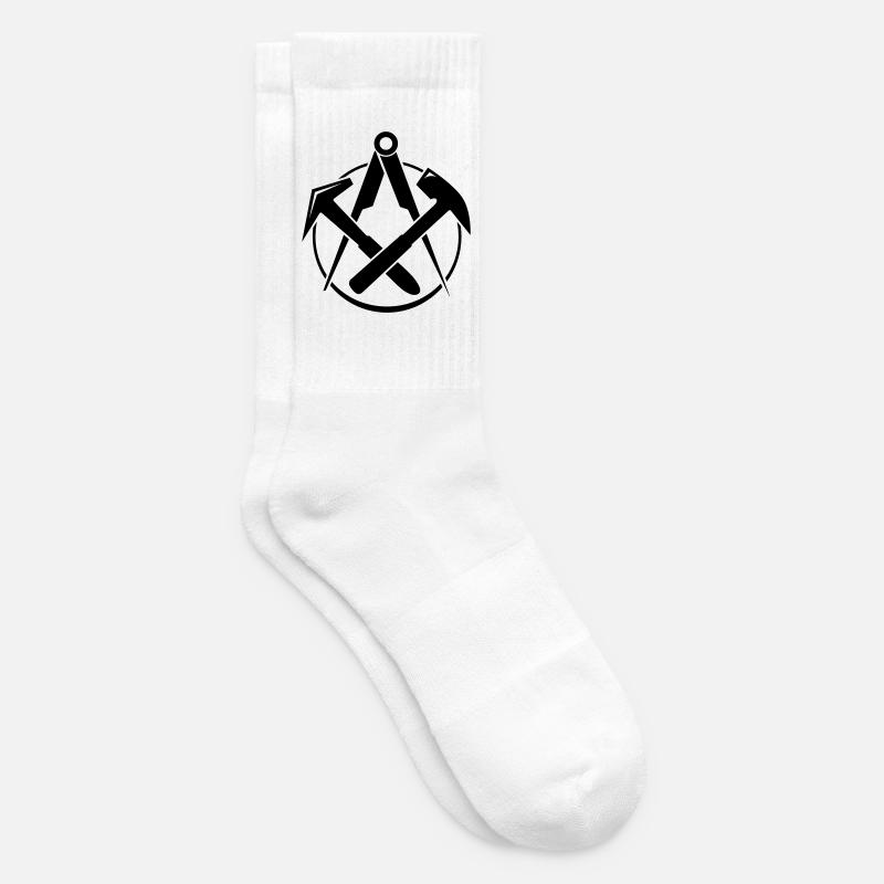 Couvreurs Guilde - Chaussettes de tennis - blanc