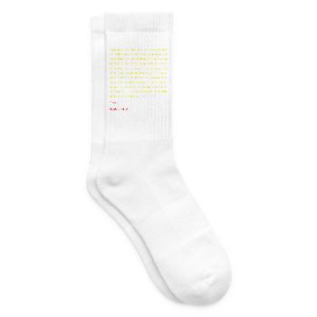 Aristotle Metaphysics Book ten - Tennis socks - white - Right