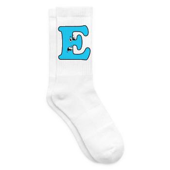 E - Tennissocken - Weiß - Rechts
