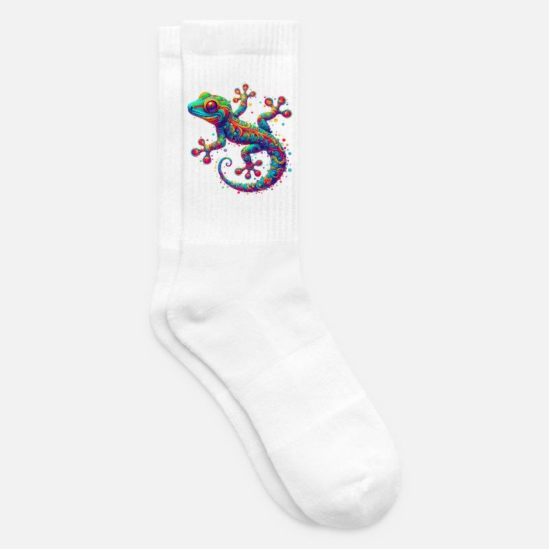 Gecko - Tennissocken - Weiß