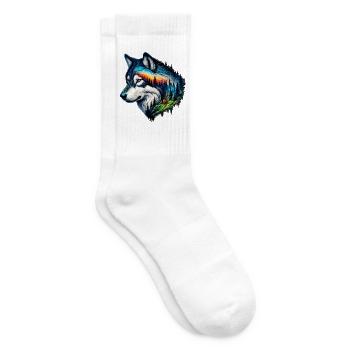 Loup - Chaussettes de tennis - blanc - Droite