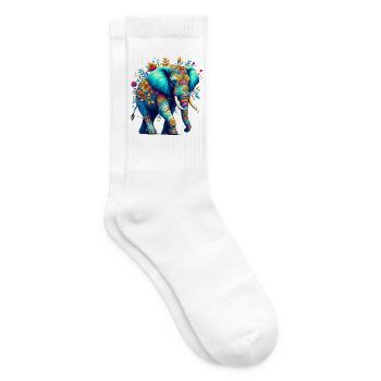 Elephant - Tennis socks - white - Right