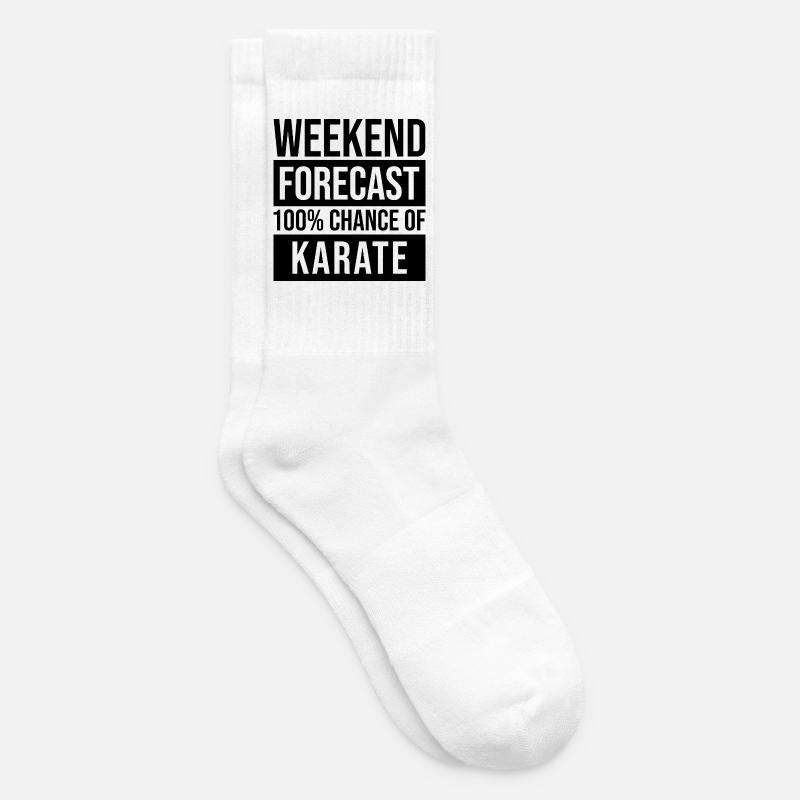 Karate - Tennissocken - Weiß