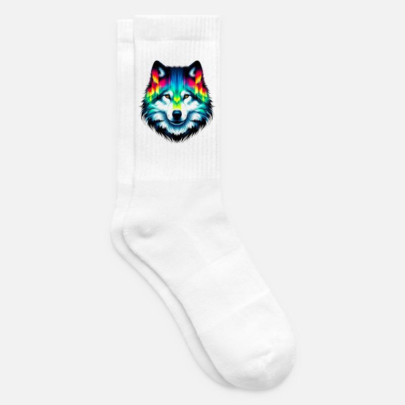 Wolf - Tennissocken - Weiß