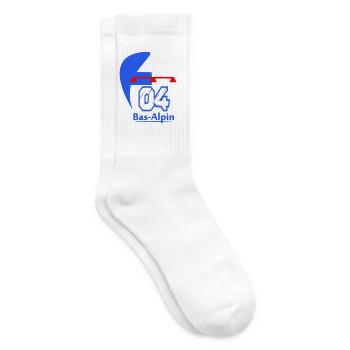 Bas-Alpine logo - Tennis socks - white - Right