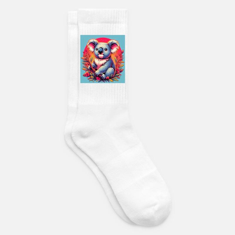Koala - Tennissocken - Weiß