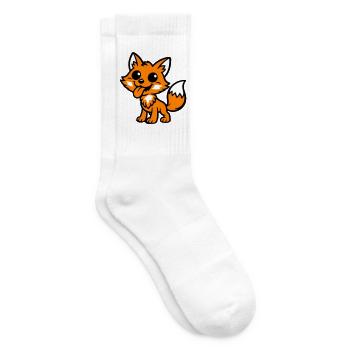 Fuchs Comic - Tennissocken - Weiß - Rechts