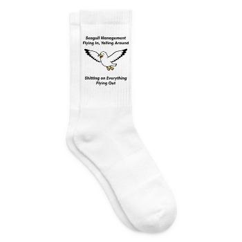 Seagull Management Chaos - Tennis socks - white - Right