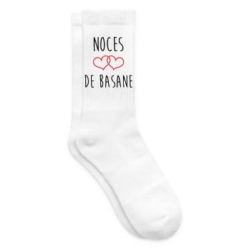 Sheepskin Wedding 31 years of marriage - Tennis socks - white - Right