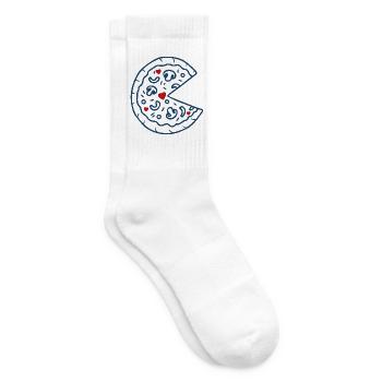 Pizza-Dad-Shirt, lustiges neues Dad-Pizza-Geschenk - Tennissocken - Weiß - Rechts