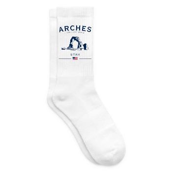Utah Arches Nationalpark Flag - Tennissocken - Weiß - Rechts