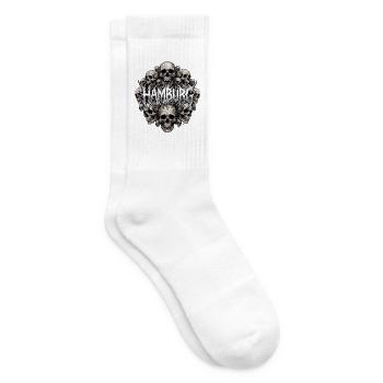 Hamburg Heavy Metal - Tennissocken - Weiß - Rechts