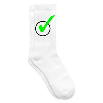 haken_symbol_kreis - Tennissocken - Weiß - Rechts